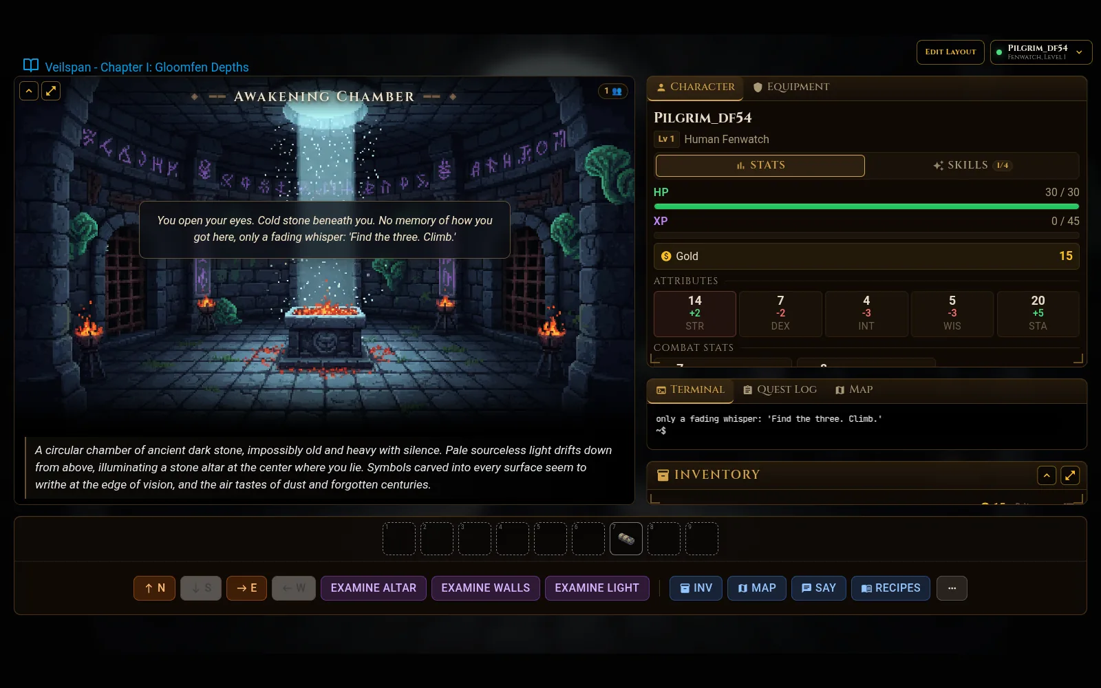 Veilspan screenshot